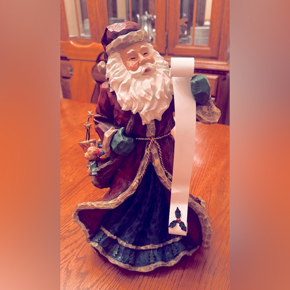 Santa Figurine Resin 15” tall